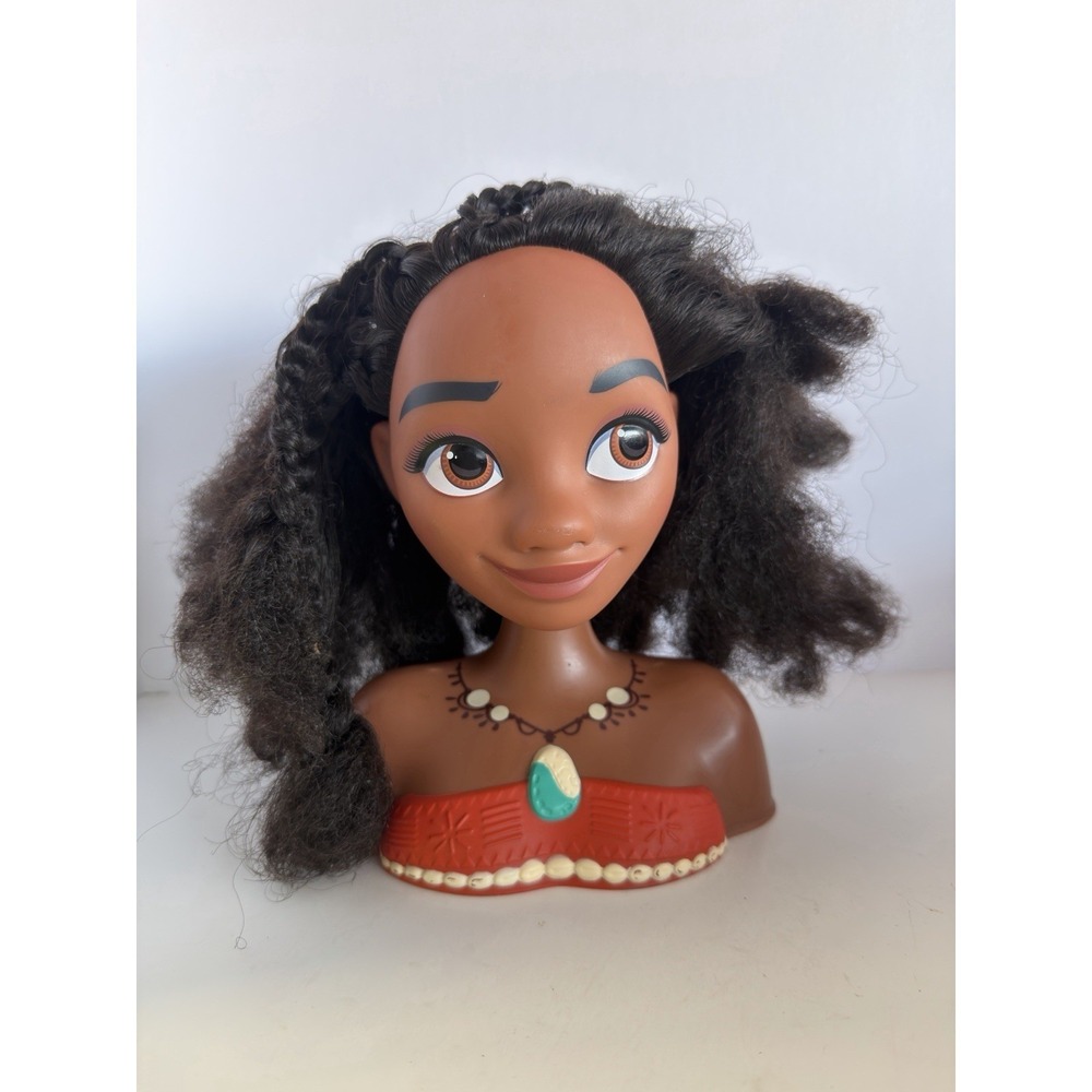 Disney Moana Bust Hairstyling Doll Kids Toys